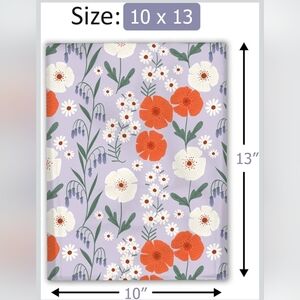 Floral Polymailers Boho 10 X 12 (30 CT)